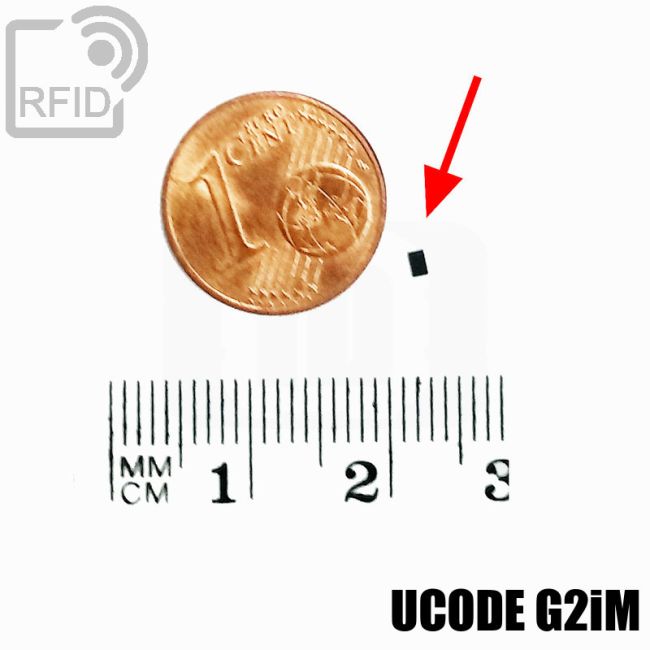 TR11C75 Etiqueta RFID UHF miniaturizada UCode G2iM thumbnail