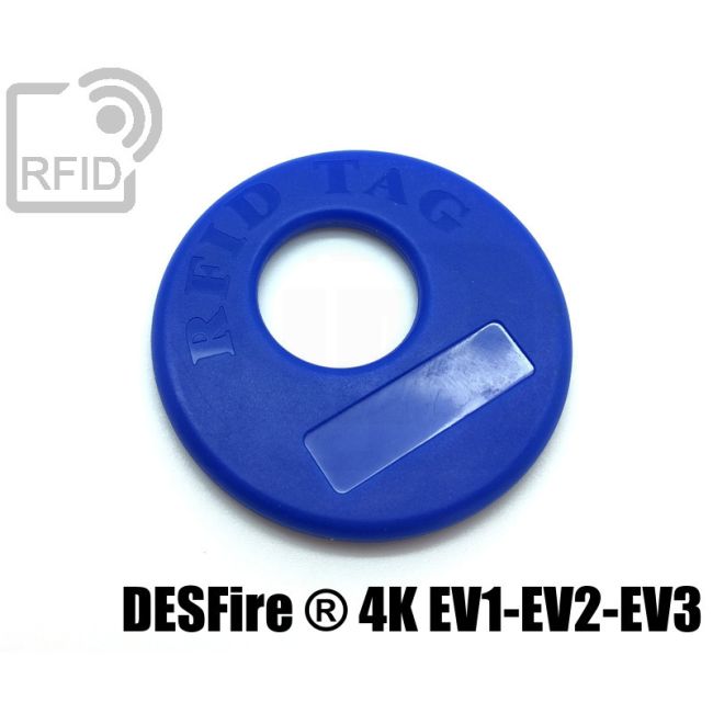 TR14C10 RFID disc hanging products NFC Desfire ® 4K Ev1-Ev2-Ev3 thumbnail