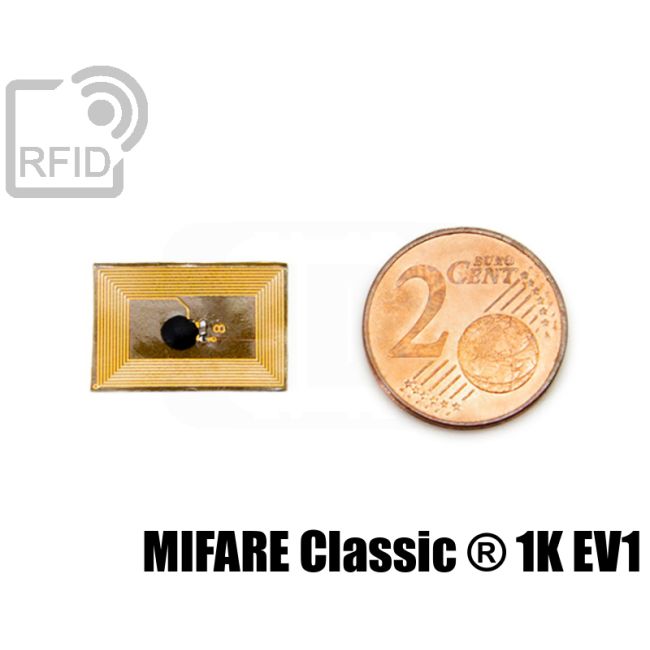 TR26C08 Tag RFID film 12 x 18 mm MIFARE Classic ® 1K EV1 swatch