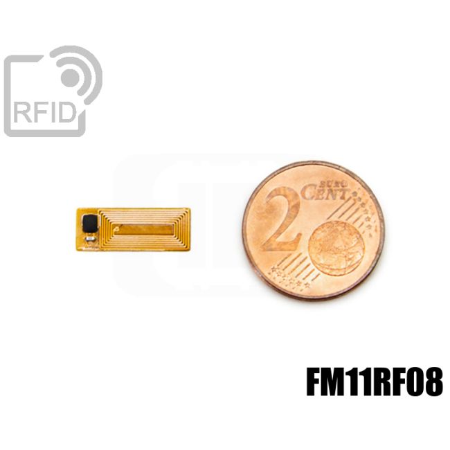 TR27C07 RFID film label 6 x 15 mm FM11RF08 thumbnail