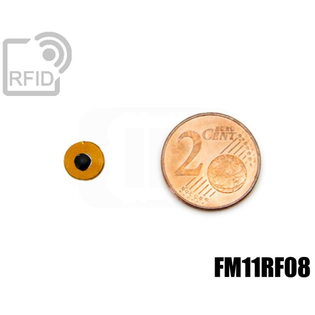 TR28C07 Film RFID tag 8 mm diameter FM11RF08 thumbnail