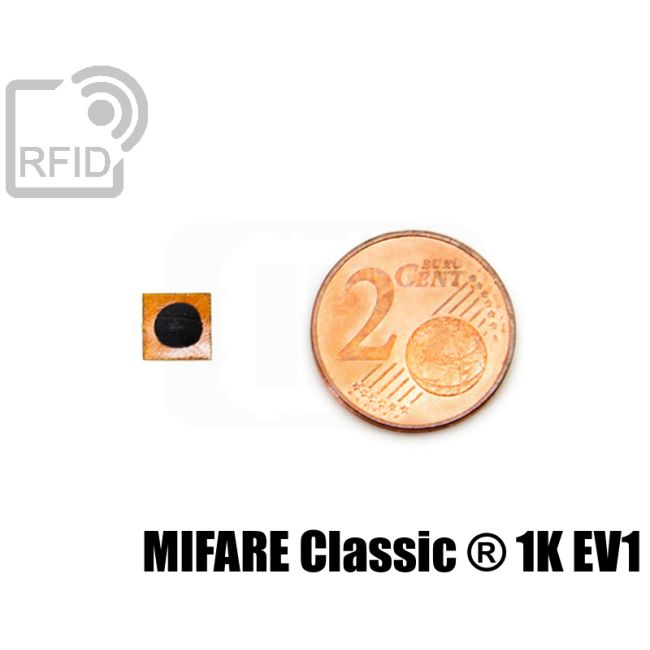 TR29C08 Tag RFID film 5 x 5 mm MIFARE Classic ® 1K EV1 swatch