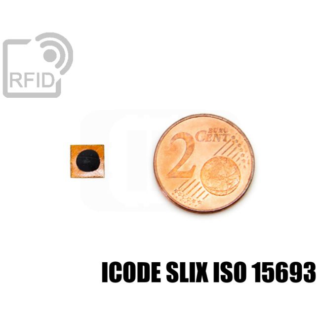 TR29C53 Tag piccolo RFID film 5 x 5 mm ICode SLIX iso 15693 swatch