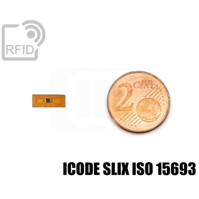 TR30C53 Mini RFID film tag 4 x 10 mm ICode SLIX iso 15693 thumbnail