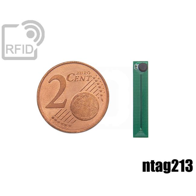 TR35C67 Etiqueta PCB RFID 4 x 20 mm NFC ntag213 swatch