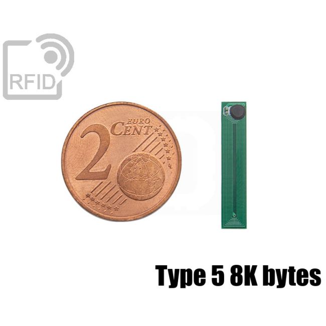 TR35C91 Tag RFID pcb 4 x 20 mm NFC Type 5 8K bytes swatch