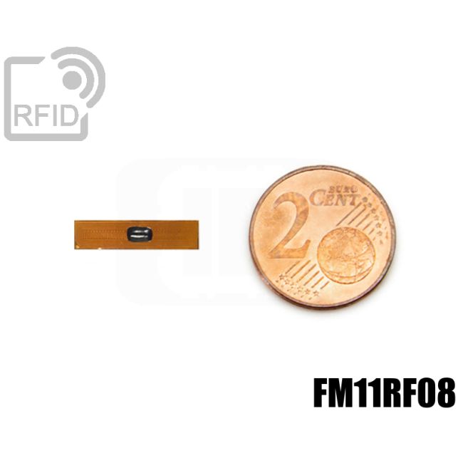 TR37C07 Mini RFID film tag 4 x 17 mm FM11RF08 thumbnail