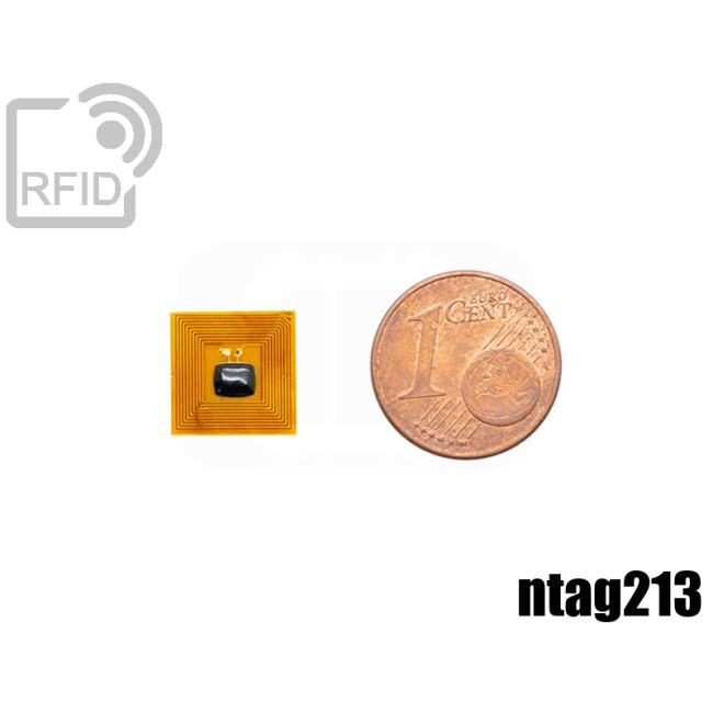 TR38C67 Etiqueta RFID de película 10 x 10 mm NFC ntag213 thumbnail