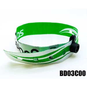 BD03C00 Bracelets jetables en tissu jacquard brodé small