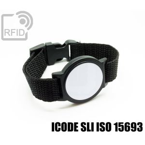 BR01C11 Runde ABS-RFID-Armbänder NFC ICode SLI iso 15693 small
