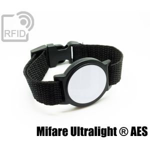 BR01C84 Bracelets RFID ronds en ABS NFC Mifare Ultralight ® AES small
