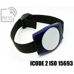 BR02C51 Rechteckige ABS-RFID-Armbänder ICode 2 iso 15693 small