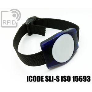BR02C52 Rechteckige ABS-RFID-Armbänder ICode SLI-S iso 15693 small