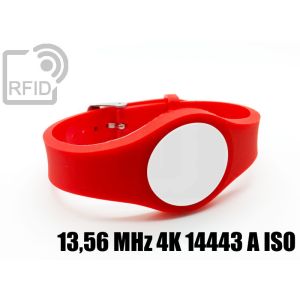 BR03C45 Verstellbare RFID-Armbänder 13,56 MHz 4K 14443 A iso small
