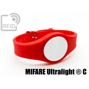 BR03C47 Verstellbare RFID-Armbänder NFC Mifare Ultralight ® C small