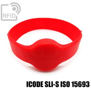 BR04C52 Runde Silikon-RFID-Armbänder ICode SLI-S iso 15693 small