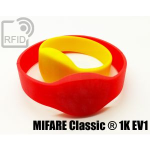 BR05C08 Ovale RFID-Armbänder aus Silikon Mifare Classic ® 1K Ev1 small