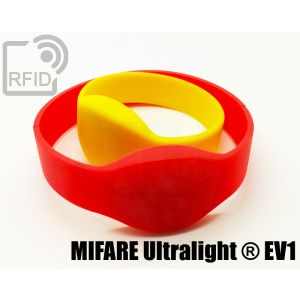 BR05C46 Ovale RFID-Armbänder aus Silikon NFC Mifare Ultralight ® EV1 small
