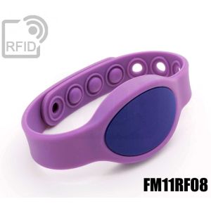BR07C07 Clip silikon RFID armbänder FM11RF08 small