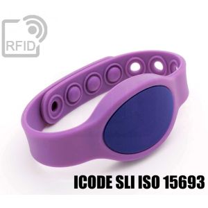 BR07C11 Clip silikon RFID armbänder NFC ICode SLI iso 15693 small