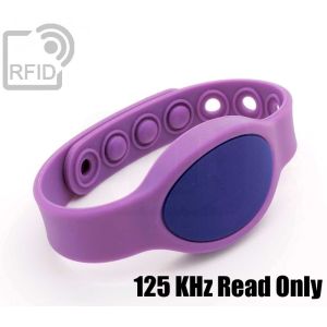 BR07C19 Clip silikon RFID armbänder 125 KHz Read Only small