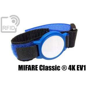 BR08C09 RFID-ABS-Klettarmbänder Mifare Classic ® 4K Ev1 small