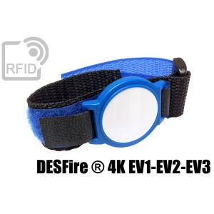BR08C10 RFID-ABS-Klettarmbänder NFC Desfire ® 4K Ev1-Ev2-Ev3 small