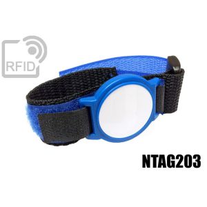 BR08C35 RFID-ABS-Klettarmbänder NFC Ntag203 small