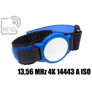 BR08C45 RFID-ABS-Klettarmbänder 13,56 MHz 4K 14443 A iso small