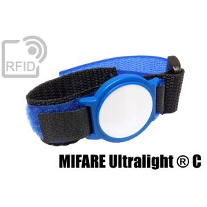 BR08C47 RFID-ABS-Klettarmbänder NFC Mifare Ultralight ® C small