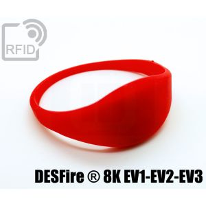 BR09C50 Dünne Silikon-RFID-Armbänder NFC Desfire ® 8K EV1-EV2-EV3 small