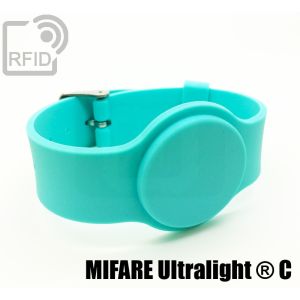 BR10C47 RFID-Armbänder mit Silikonschnalle NFC Mifare Ultralight ® C small