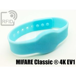 BR11C09 Silikon-Clip-RFID-Armbänder Mifare Classic ® 4K Ev1 small