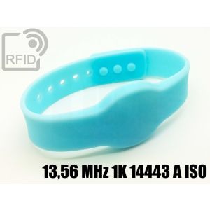 BR11C23 Silikon-Clip-RFID-Armbänder 13,56 MHz 1K 14443 A iso small