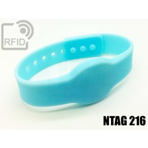 BR11C68 Silikon-Clip-RFID-Armbänder NFC ntag216 small