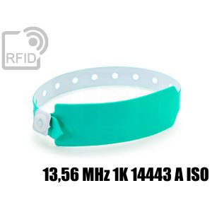 BR12C23 Einweg-Vinyl-RFID-Armbänder 13,56 MHz 1K 14443 A iso small