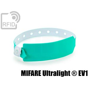 BR12C46 Einweg-Vinyl-RFID-Armbänder NFC Mifare Ultralight ® EV1 small