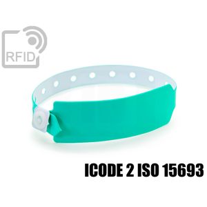 BR12C51 Einweg-Vinyl-RFID-Armbänder ICode 2 iso 15693 small