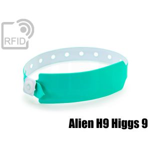 BR12C63 Einweg-Vinyl-RFID-Armbänder Alien H9 Higgs 9 small