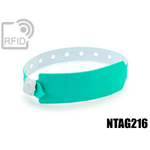 BR12C68 Einweg-Vinyl-RFID-Armbänder NFC ntag216 small
