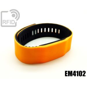 BR14C17 Zweifarbige RFID-Armbänder aus Silikon EM4102 small