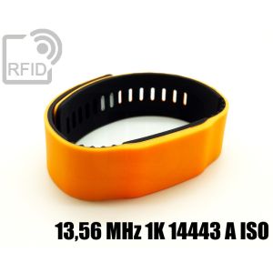 BR14C23 Zweifarbige RFID-Armbänder aus Silikon 13,56 MHz 1K 14443 A iso small