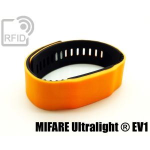 BR14C46 Zweifarbige RFID-Armbänder aus Silikon NFC Mifare Ultralight ® EV1 small