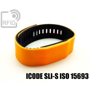 BR14C52 Zweifarbige RFID-Armbänder aus Silikon ICode SLI-S iso 15693 small