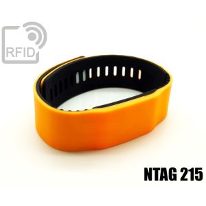 BR14C73 Zweifarbige RFID-Armbänder aus Silikon NFC ntag215 small