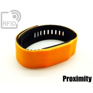 BR14C76 Zweifarbige RFID-Armbänder aus Silikon proximity small