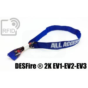 BR15C44 Stoff-RFID-Armbänder NFC Desfire ® 2K EV1-EV2-EV3 small
