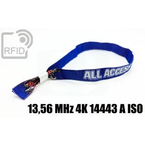 BR15C45 Stoff-RFID-Armbänder 13,56 MHz 4K 14443 A iso small
