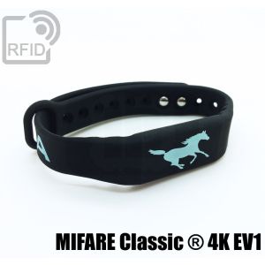 BR16C09 Fitness-Silikon-RFID-Armbänder Mifare Classic ® 4K Ev1 small