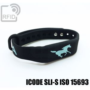 BR16C52 Fitness-Silikon-RFID-Armbänder ICode SLI-S iso 15693 small